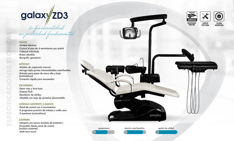 Unidad Dental Galaxy ZD3 Zedent