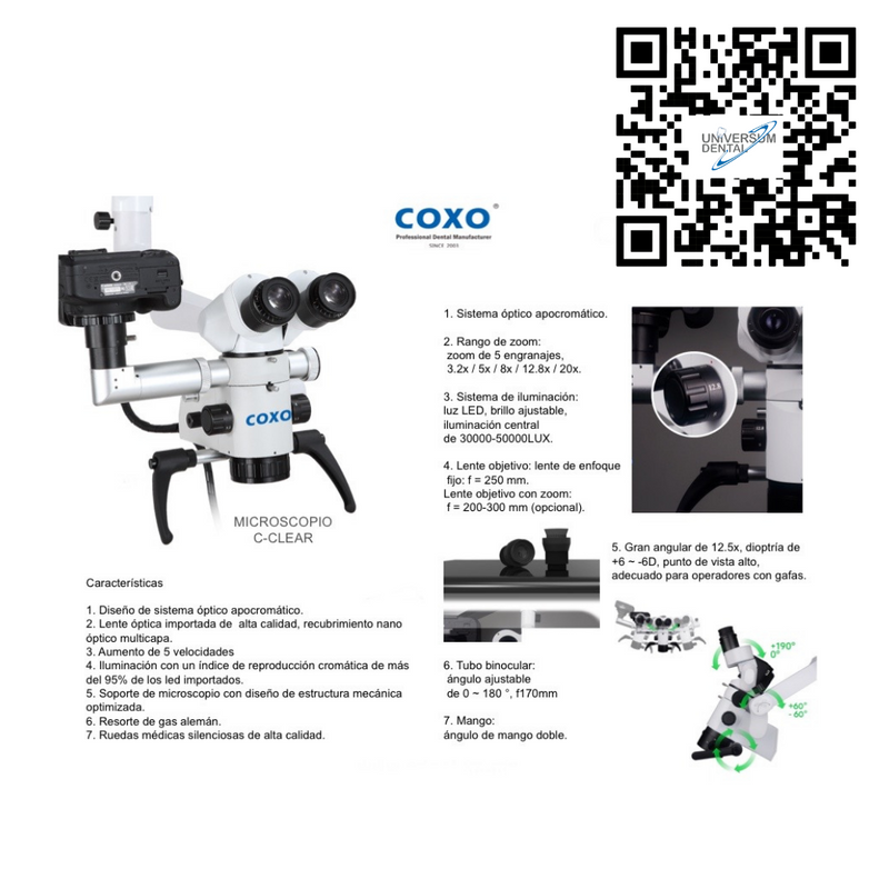 Microscopio C-Clear 2 Coxo